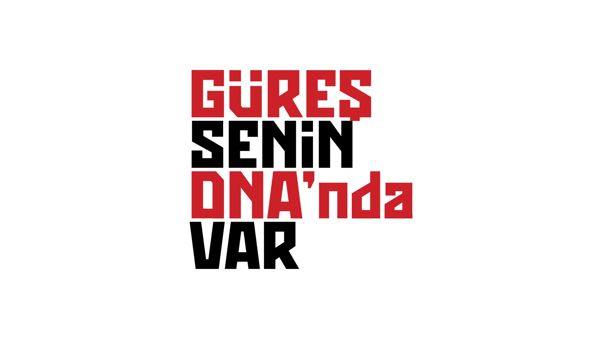 Güreş Senin DNA'nda Var — selected work 1
