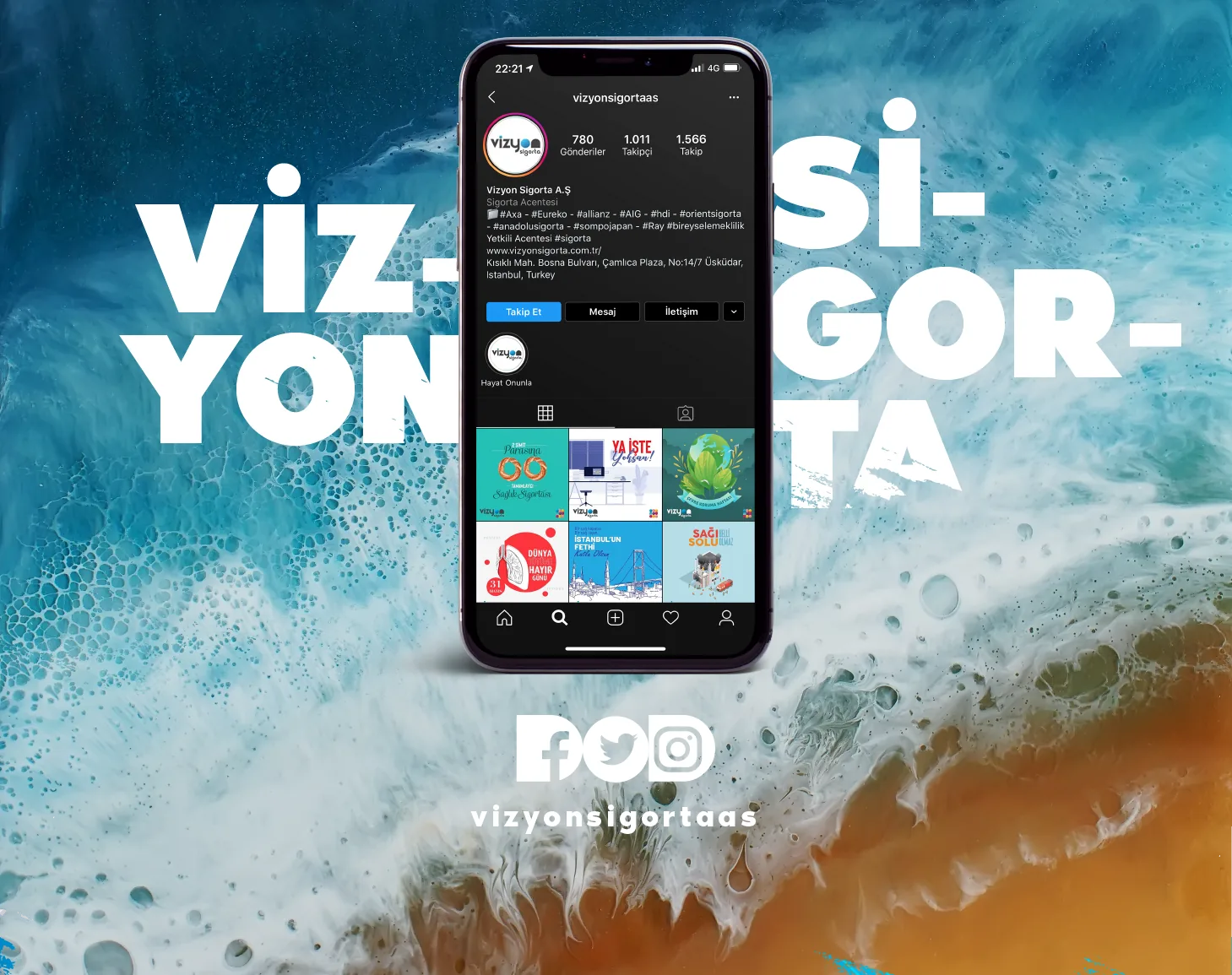 Vizyon Sigorta — Social Media — seçili çalışma 2